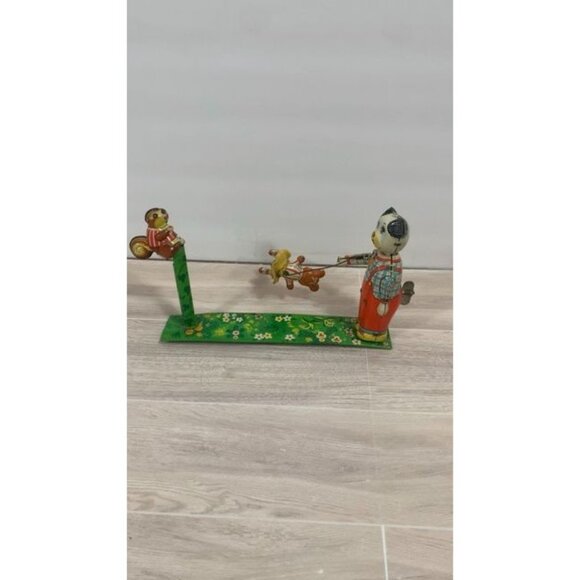 Vintage Japan Tin Wind Up Skip Rope Mechanical Toy Imperfect Please Read - Picture 13 of 13
